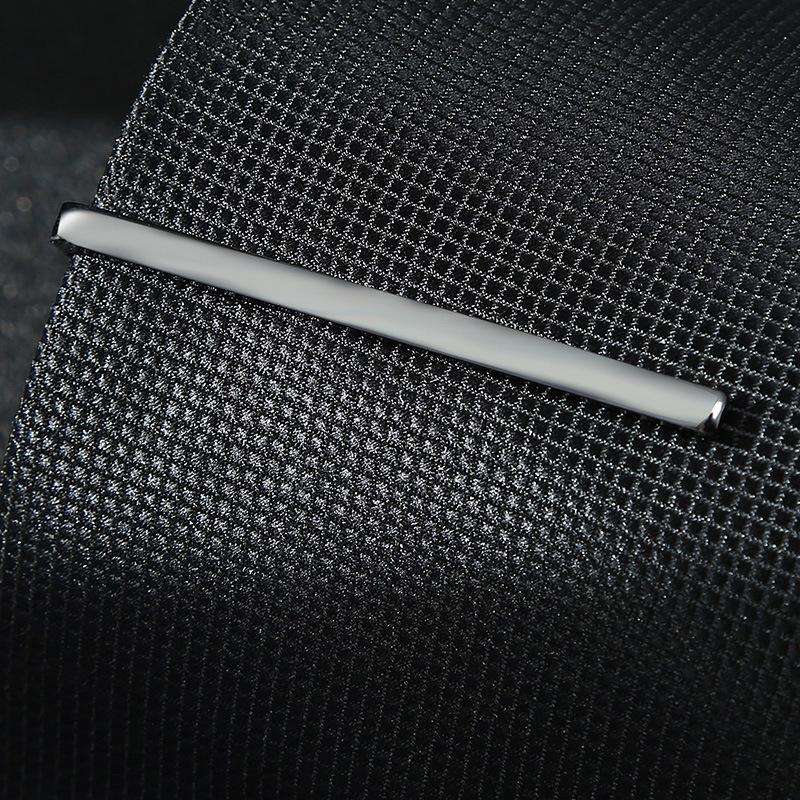 Gentlemen's Classic Minimalist Tie Clip: Gold-Plated, Silver, Gunmetal, Rose Gold Pure Copper Jewelry.