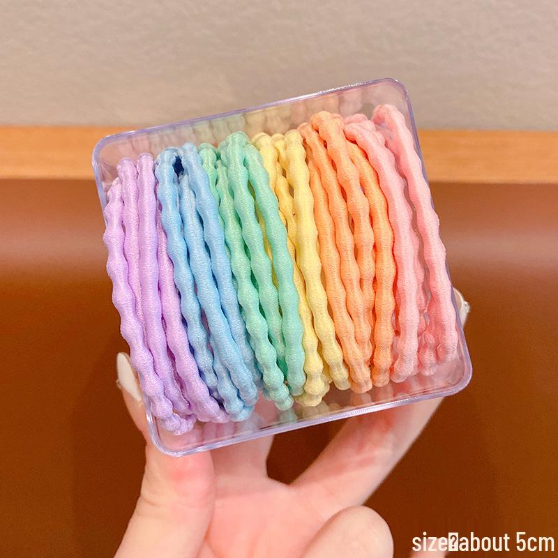 

Детская резинка-скранчи для хвостика с высокой эластичностью - Нежная к волосам, детская резинка для волос, аксессуар для головы