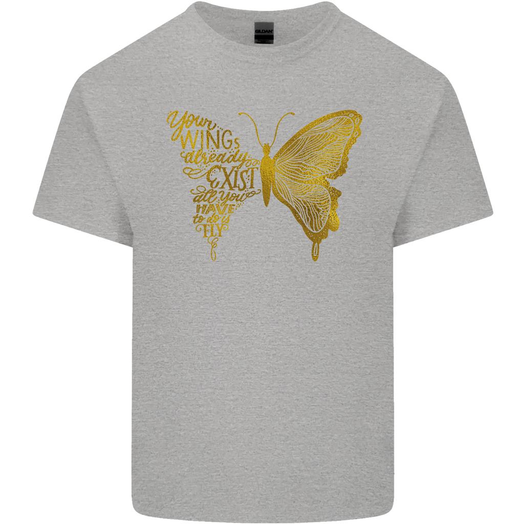 Butterfly Inspirational Quote Rhopalocera Unisexs Light Cotton TShirt