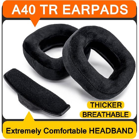 

Sixsop Astro A40 TR Ear Pads for Astro A40TR A40 TR Gaming Headset - Velour Ear Cushions (Not Compatible with A50 GEN4,GEN3,GEN2,GEN1)