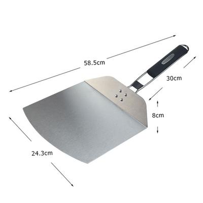 Stainless Steel Pizza Peel Non-stick Blade Folding Handle for Bakers Pizza Oven Restaurant