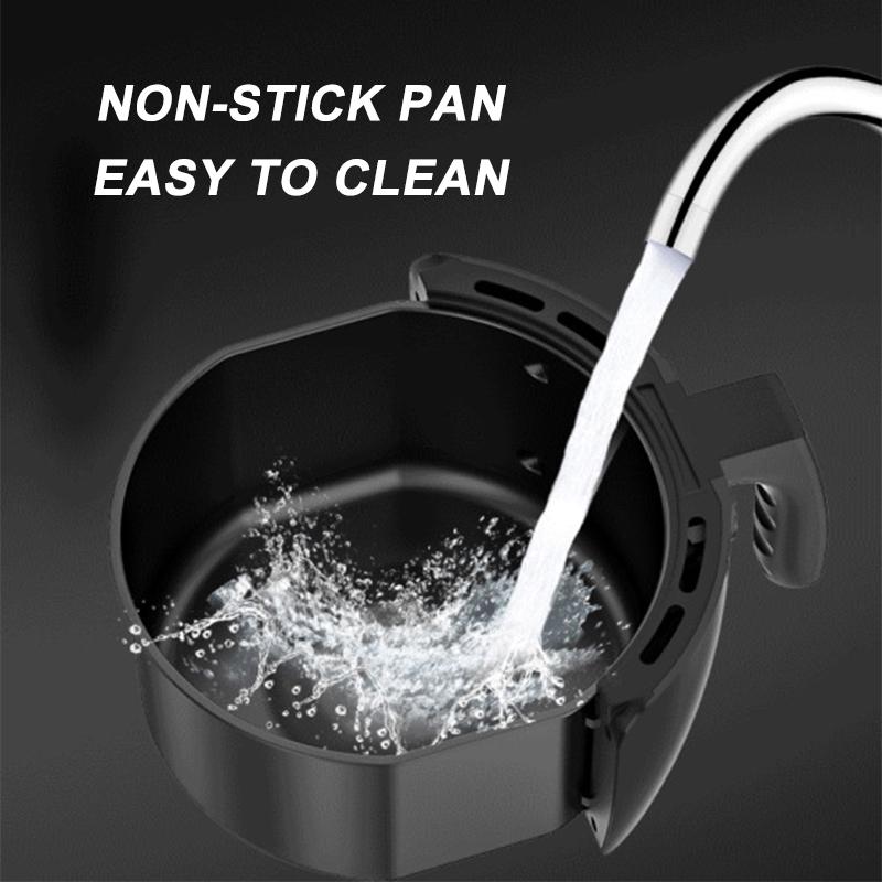 1350W Electric Deep Airfryer 5L Multifunction Air Fryer Chicken Oil Free Air Fryer Health Fryer Pizza Cooker Digital Thermostat