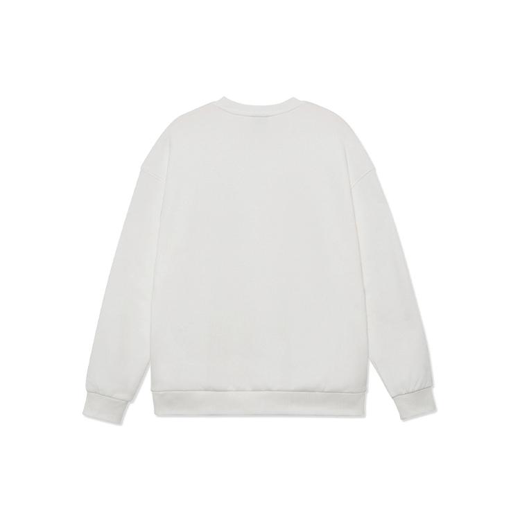 Li Ning Sports Lifestyle Collection Sports Fashion Collection Sweatshirt Unisex White AWDRG40-1