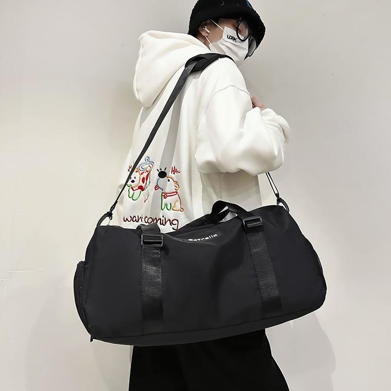Fashion Fitness Yoga Bag Men's and Women's Leisure Sports Bag Large Capacity Luggage Bag One Shoulder Korean Portable Travel Bag