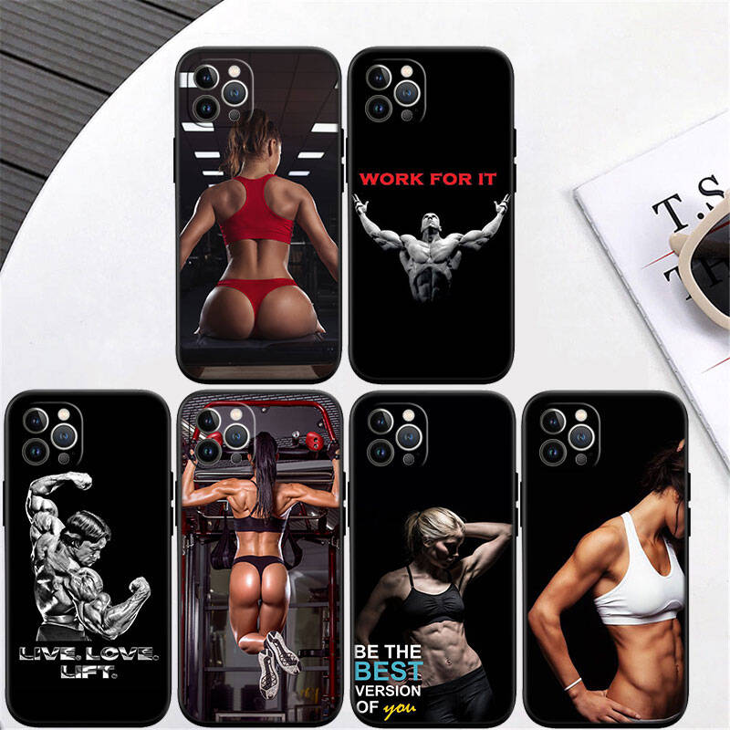 MH24 Bodybuilding Gym Fitness New Shell Phone Case for Xiaomi Poco F5 F6 C40 C65 C55 C50 C51 M7 X7 C75 M6 C71 F7 C85 F8 Pro Ultra