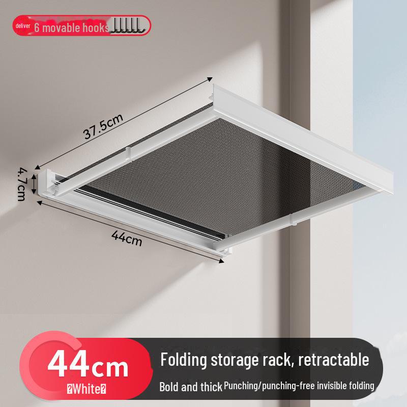 Gao Wenhai Telescopic Balcony Clothes Drying Rack - Punch-Free & Invisible