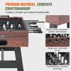 Foosball Table, 55 Inch Standard Size Foosball Table, Indoor Full Size Foosball Table for Home, Family, and Game Room, Soccer with Foosball Table Set,