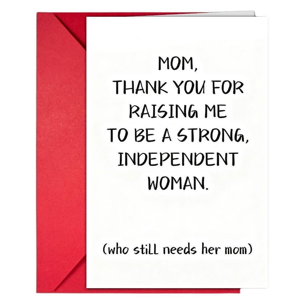 10Pcs/Set Folding Mother's Day Greeting Card Elegant Holiday Card Thank You Card Invitations Cards