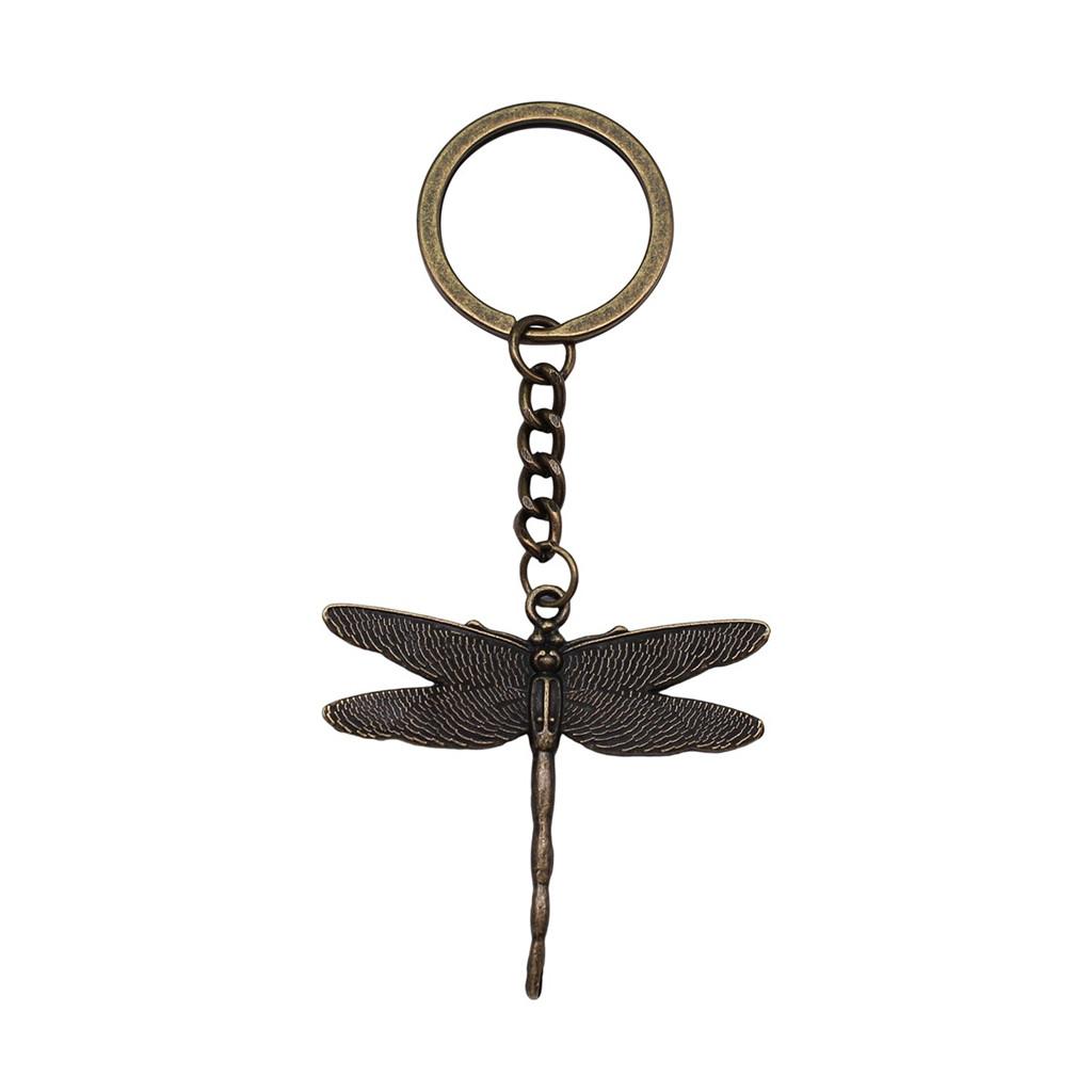 Breloc cu Charm Libelulă și Albină Pandantive Fluture Inel pentru Chei Inel de 28mm