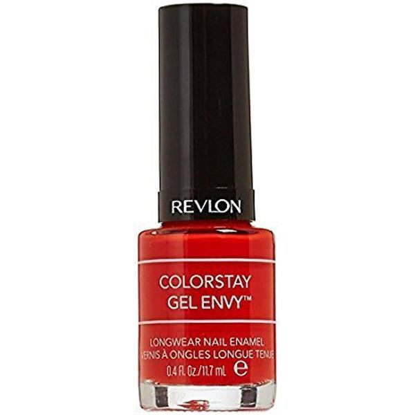 Nail Polish - Revlon - No. 625 Get Lucky - 11.7ml - Gel Envy - Black Color