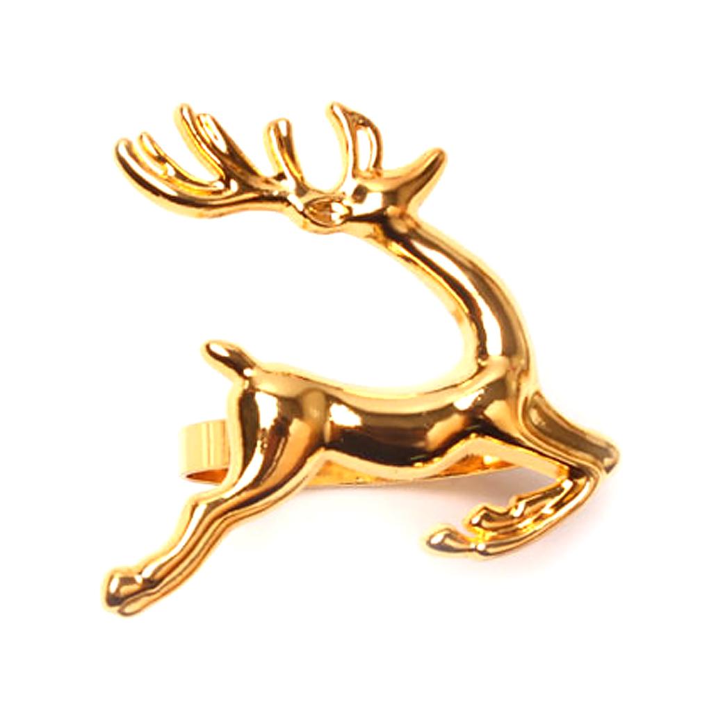 

Рождественское кольцо для салфеток из нержавеющей стали, рождественские портативные держатели для бумажных салфеток, украшение для банкета, обеденного стола, украшение для ресторана