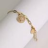 Round Brand Queen Bracelet Wind Niche Design High-End Bracelet Women'S 18K Gold