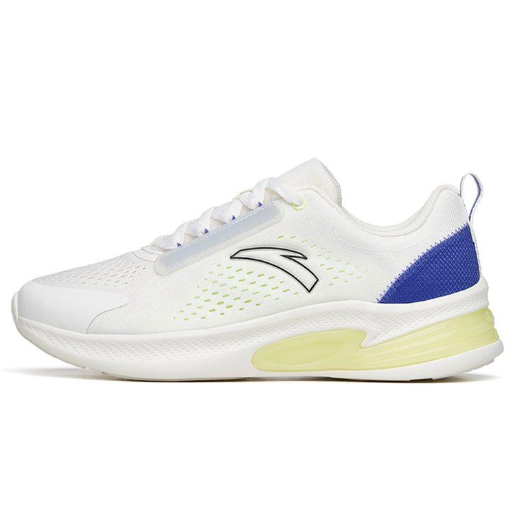 Anta Running Collection Cushioning Slip Resistant Abrasion Resistant Low top Running Shoes Men's White Blue Green 112225522-1