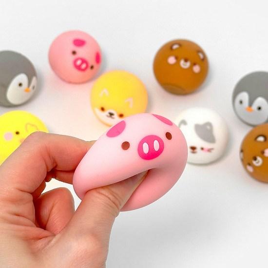Zvířátko Měkké Mochi 30ks Sada Náhodné Dodání, populární hračky v Koreji
