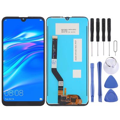 OEM LCD displej pre Huawei Y7 (2019) s kompletnou montážou digitizéra(čierna)
