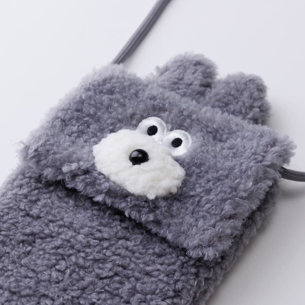 Crossbody Bag Boucle Puppy Ivory Brunch Brother [Marks]