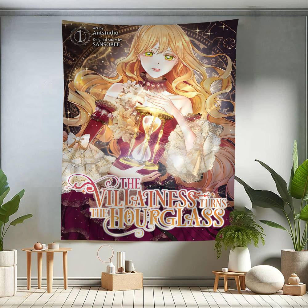 KKill The VVillainess Anime Cartoon Tapestry Wall Hanging Decoration Household Home Decor