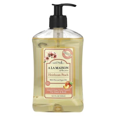 Liquid Soap for Hands and Body, Native Peach, 16.9 Fl Oz (500 Ml)