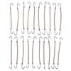 20Pcs Ponytail Hooks Headband Hair Claw Hair Clips Rubber Bands Hair Braid Hair