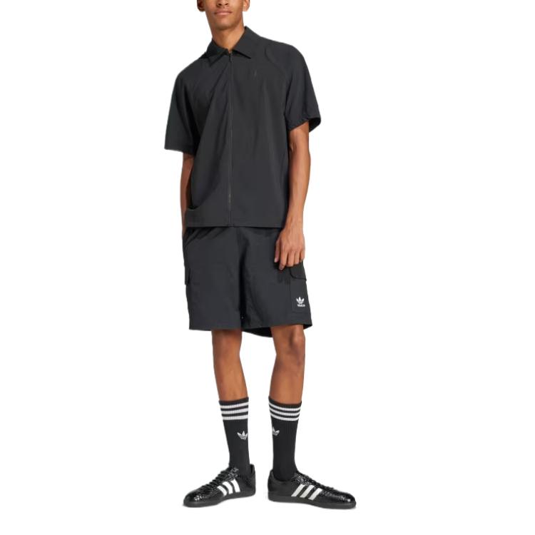 Adidas Originals Essentials Trefoil Casual Woven Cargo Shorts Men Shorts Black JD0406