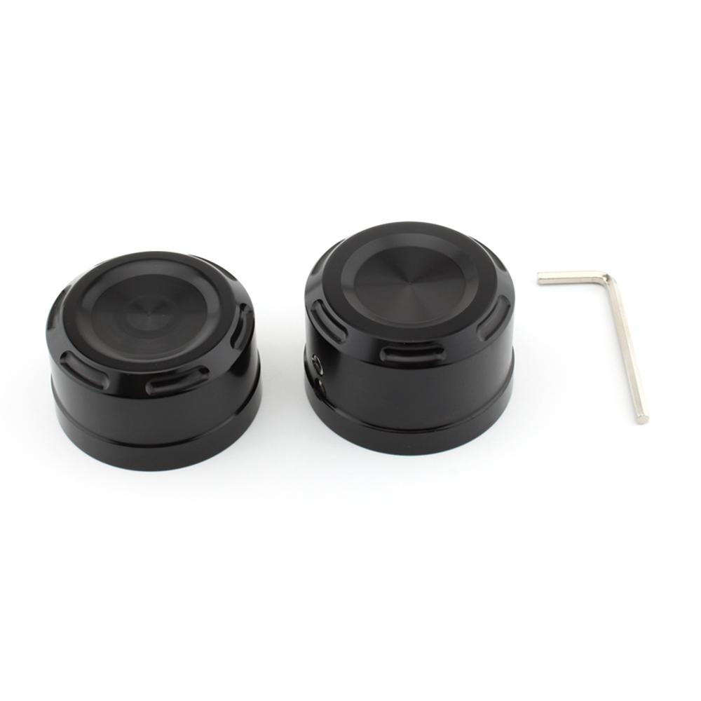 Motorcycle Black/Chrome Rear Wheel Shaft Cap Side Protector Guard for Harley Softail Fat Boy Breakout Street Bob 2018-UP