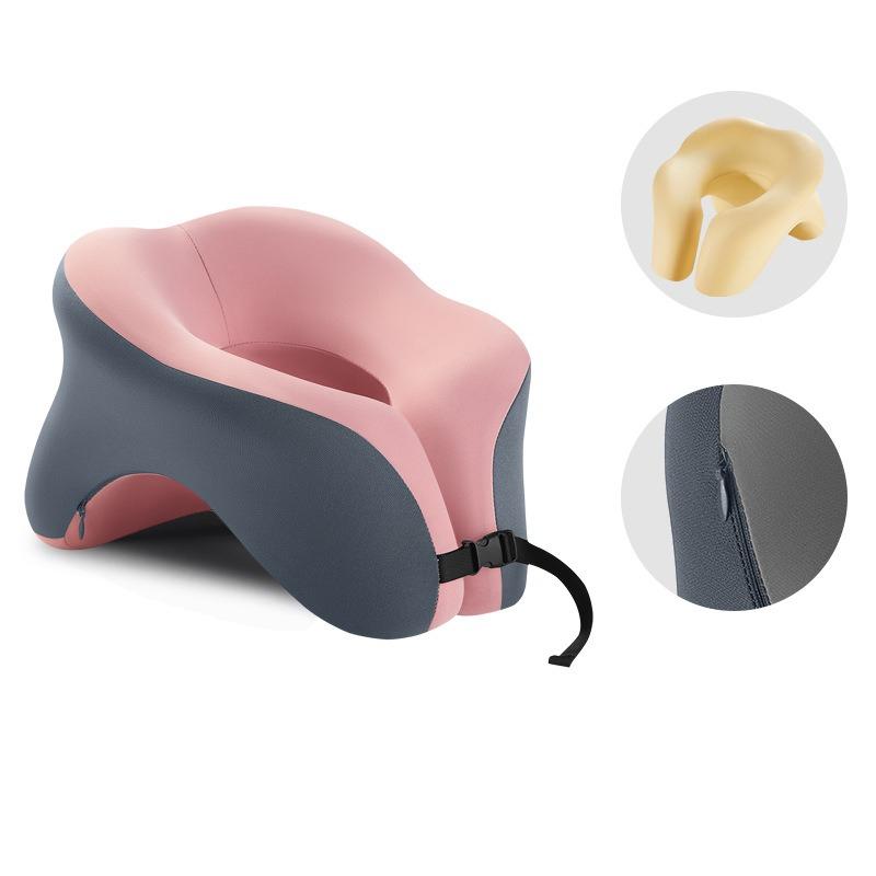 Office U-shaped Sleeping Pillow Multi Functional Student Sleeping on Their Stomach, Nap Pillows Memory Rebound Comfortable Wrap-around  Fit Rest Mat