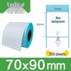 100x100x150 Durable Thermal Waybill & Barcode Label Paper