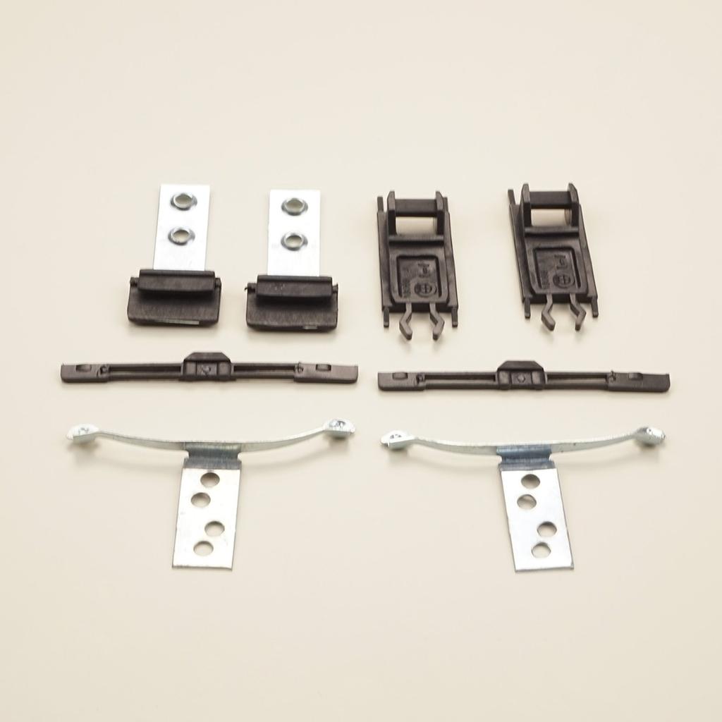 ESR511 8 Pieces Sunroof Shade Runner Slider Rail Trim Repair Clips for BMW 3 E46 1997-2003 Pre-Facelift 54138246027 54138246025