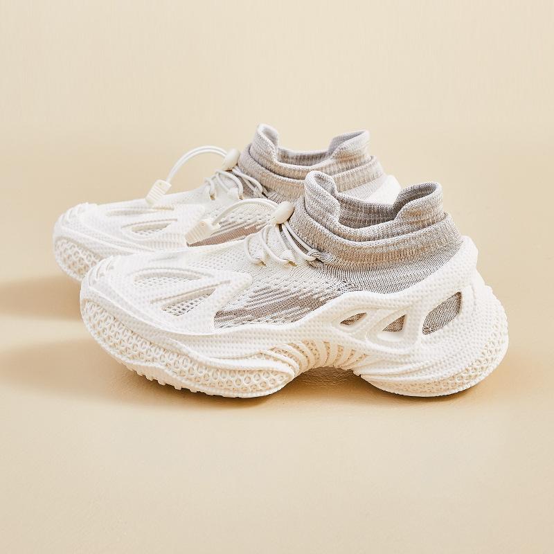 Ins Korean Version of Couple Flying Woven Shoes 2025 Autumn New Student Sports Shoes Running Casual Shoes M1518-1