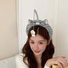 Wacky Cat Fishing Plush Headband Hair Accessories Girls Cartoon Hairband  Wash Face
