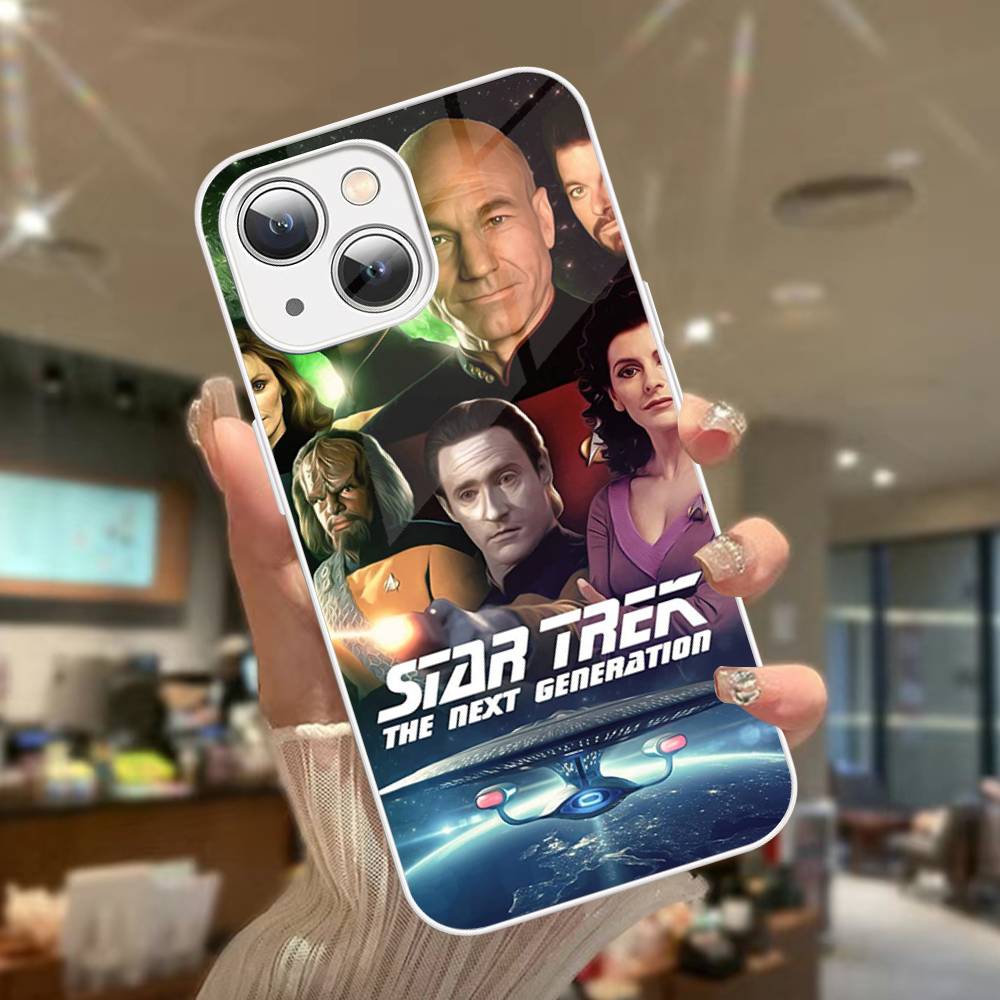 Classic Movie S-Star T-Trek Tempered Glass For Iphone 14 13 12 11 Pro Mini XS MAX 14Plus X XS XR Cover