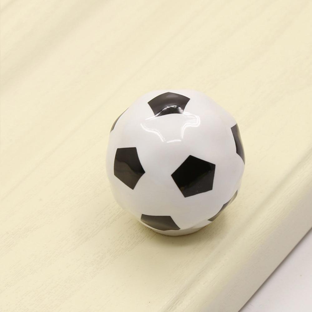 Cute Style Child Cabinet Knobs Football Shape Basketball Shape Cabinet Door Handle Novelty Single-hole Drawer Knobs Kids Room