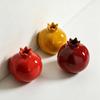 Handmade Simulated Pomegranate Vase Fruit Shaped Bud Vase Ornament Gift Desk Vase  Desktop Decor