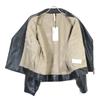 upper hights 870D00902BLK 24Stainless Steel Black Fake Leather THE RIDERS SHORT Double Rider's Jacket Jacket 1 blackUsed