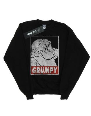 Girls Snow White Grumpy Dwarf Poster Sweatshirt