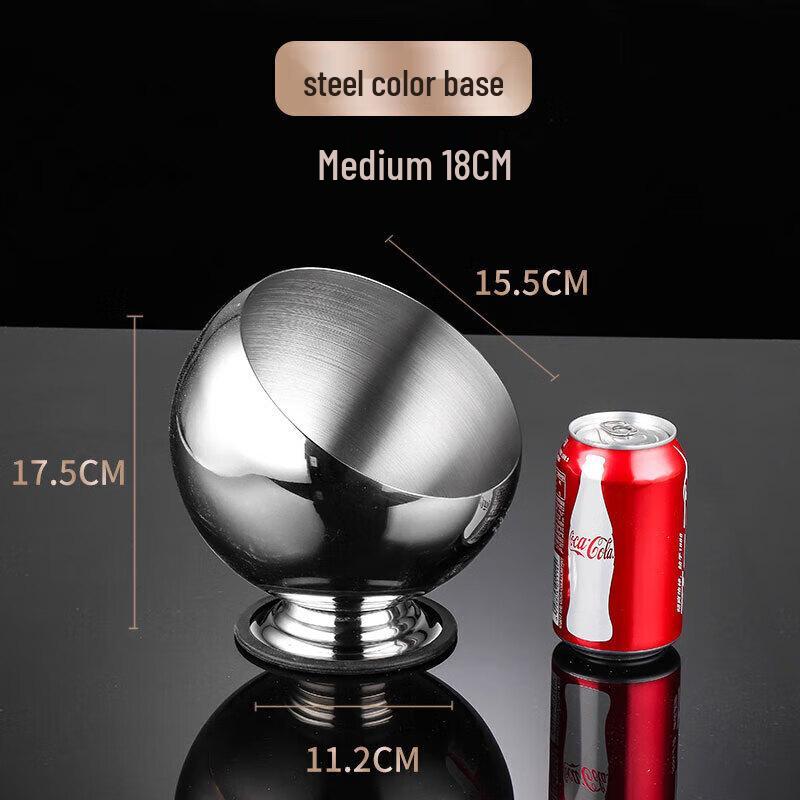 Stainless Steel Slanted Hotpot Bowl