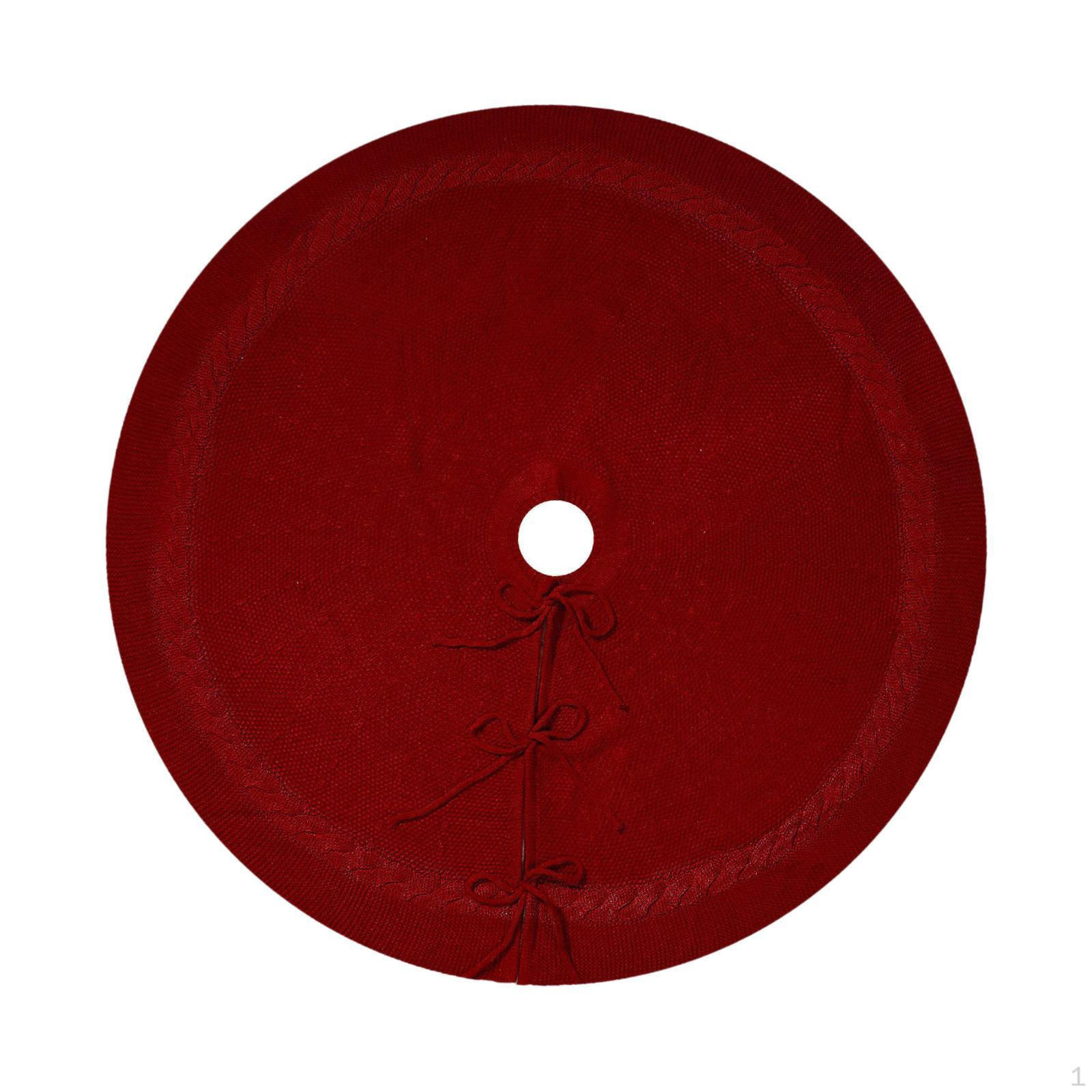 

Рождественская елка юбка фартук мягкий украшение для вечеринки декоративный рождественский коврик Red 36 Inch