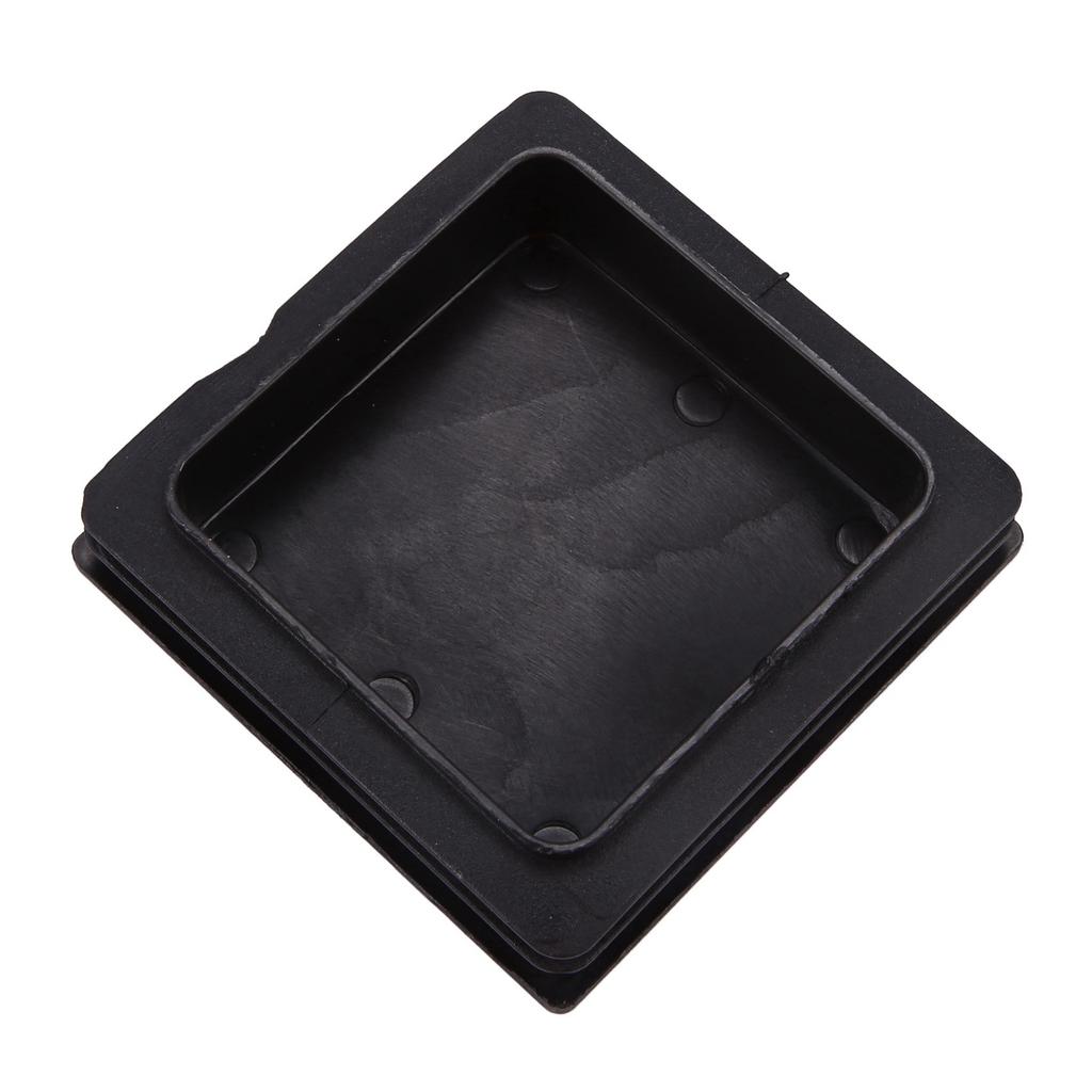 A84E-100mm X 100mm Kunststoff Rippen Quadratische Endkappen Abdeckung Rohreinsätze 4 Stück