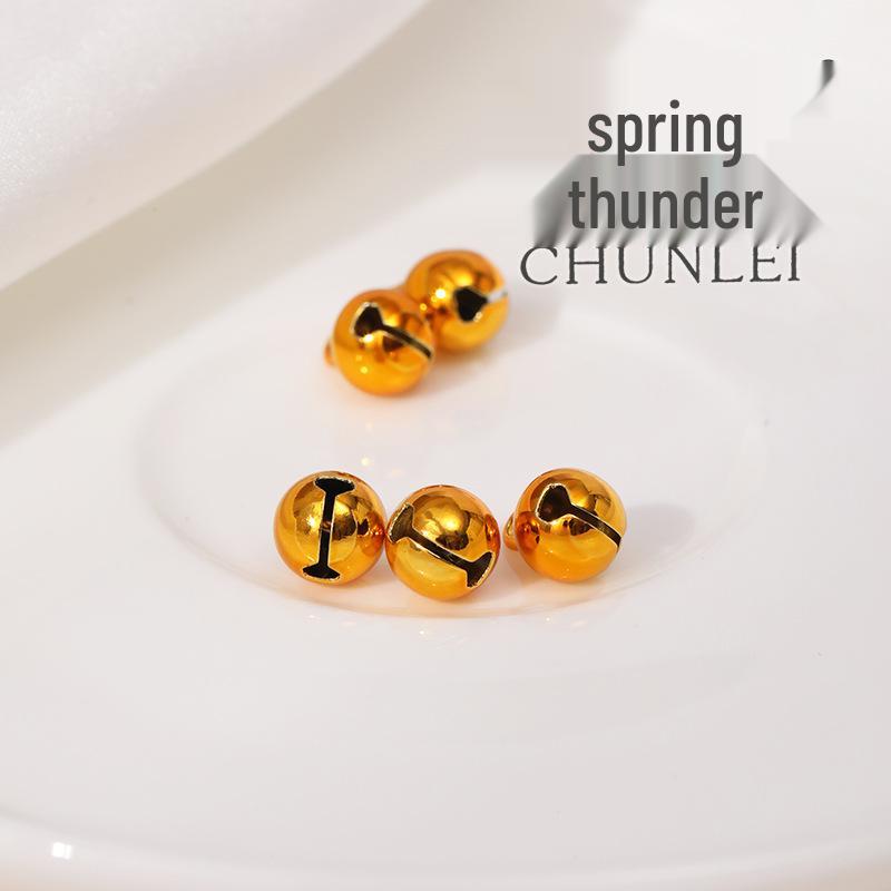 

8mm Colored Copper Bell Charm for Pet Collars & Christmas Decorations 8mm