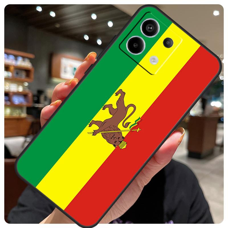 Ethiopia Flag Case For Xiaomi Redmi Note 13 12 9 10 11 14 15 Pro Plus Cover For Redmi 14C 10C 12C 13C 15 C
