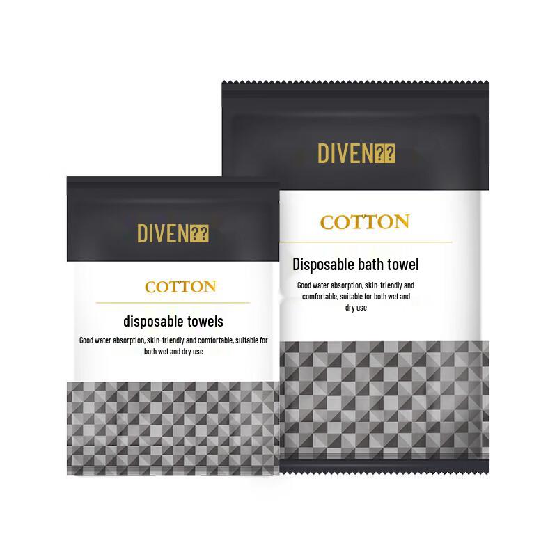 OEING Disposable Cotton-Soft Travel Bath Towels