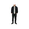 Nike Logo Print Zip-Up Collar Long Sleeve Jacket Men Jacket Black FB7352-010
