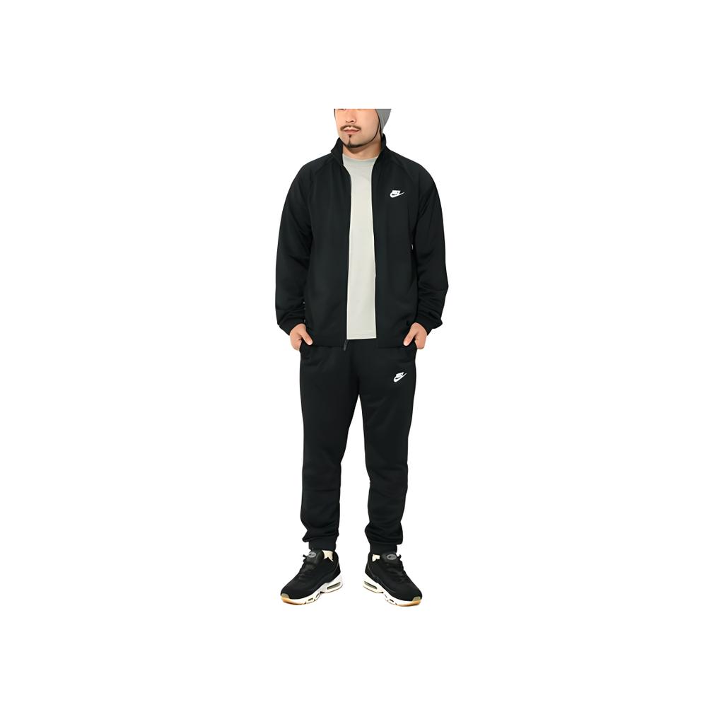 Nike Logo Print Zip-Up Collar Long Sleeve Jacket Men Jacket Black FB7352-010