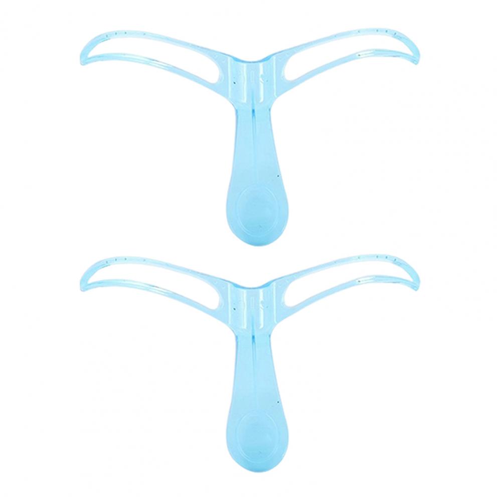 1/2/4/6Pcs Eyebrow Stencil Eyebrow Template with Handle Brow Mapping Guide Auxiliary Card Reusable Fast Brow Shaping Tools