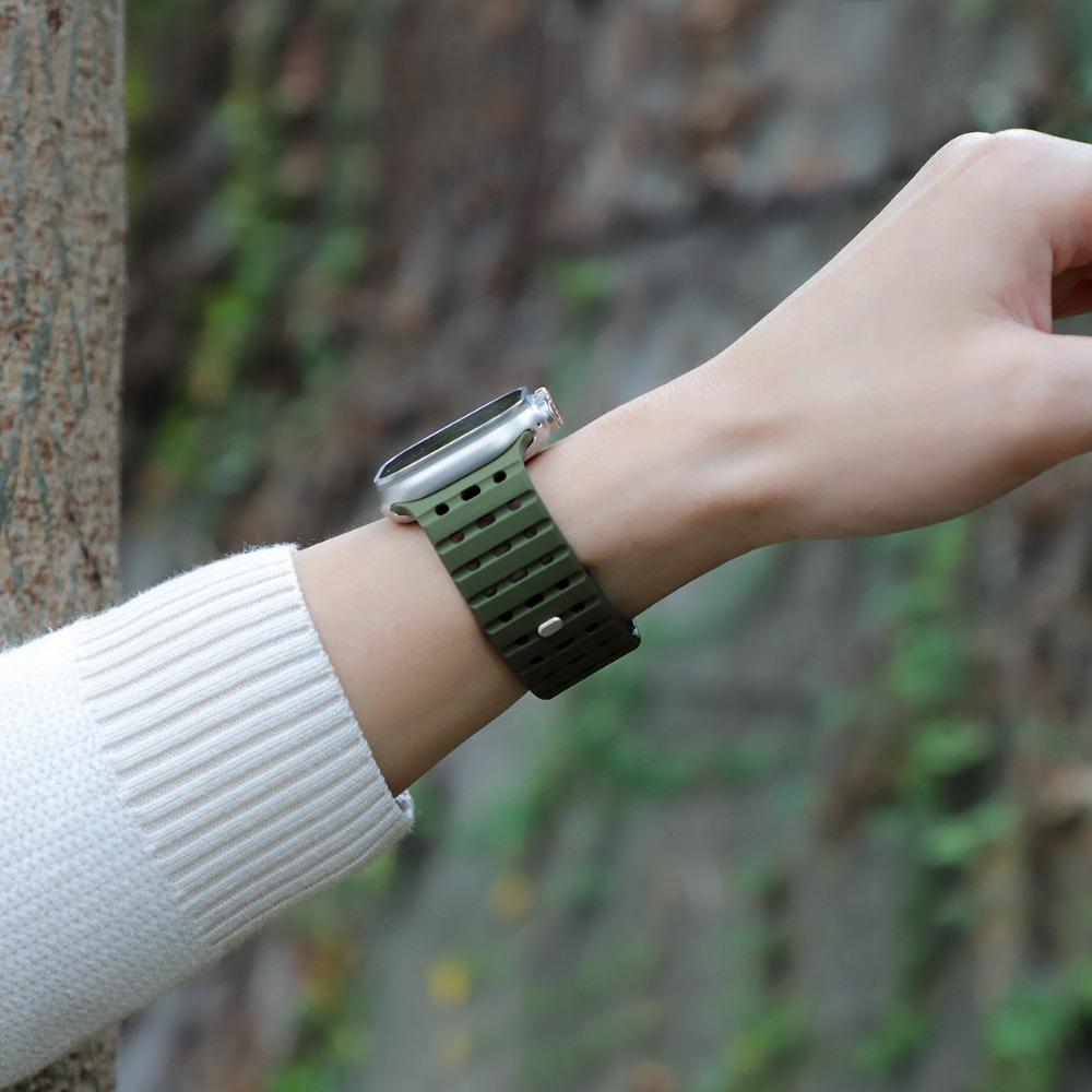 Magnetic Strap For Apple Watch Ultra 3 49mm 46mm 44mm 45mm 38mm 42mm 41mm Belt Silicone Bracelet iWatch Series11 10 8 7 6 5 9 Se3 Band