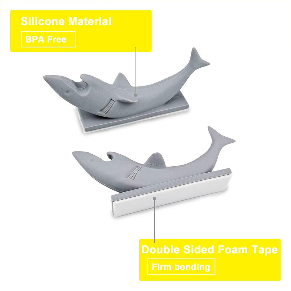 Cord Holder Self Adhesive Keeper Storage Organizer Cute Shaped Wire Management Fixing Wrapper Household for Mixer Air Fryer