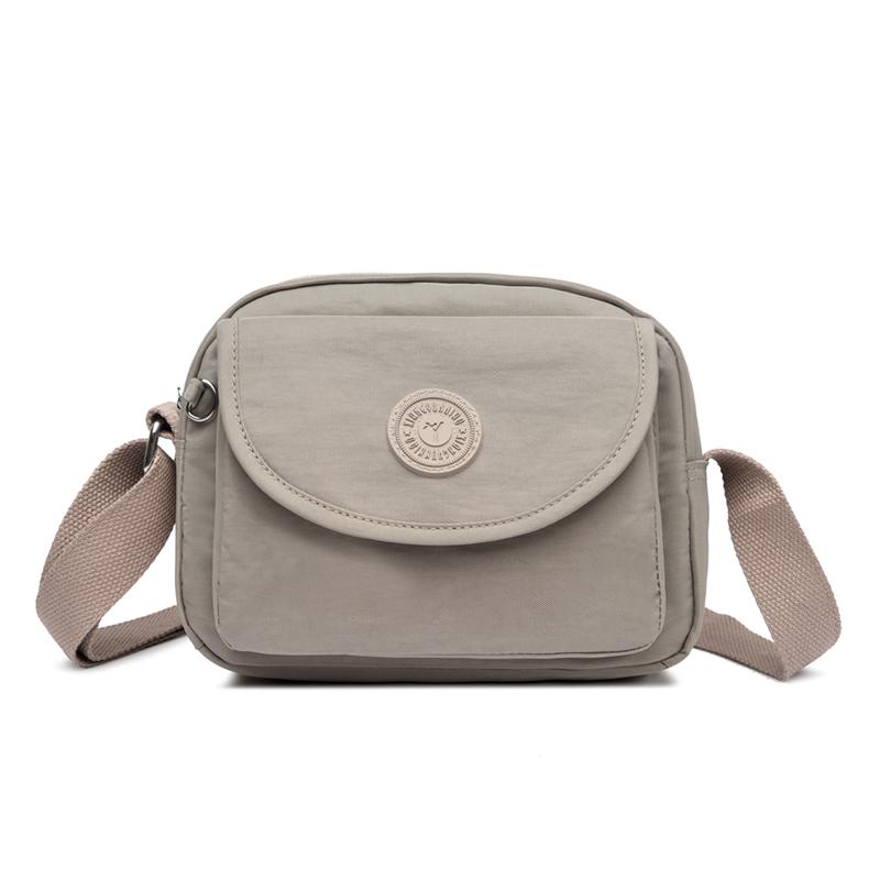 Small Square Bag Women's Shoulder Bag Nylon Crossbody Bag Mobile Phone Bag