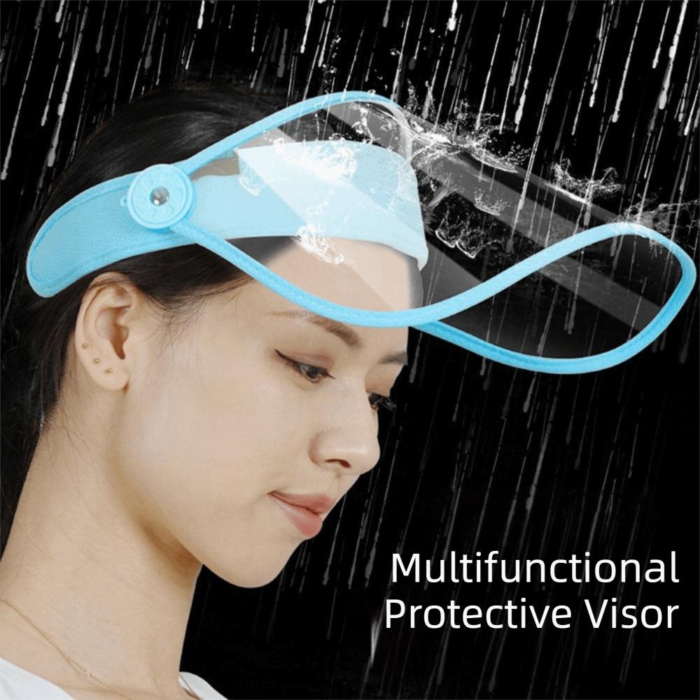 Wiederverwendbare Gesichtsschutzvisiere Transparenter Gesichtsschutz Spritzschutz Gartenarbeit