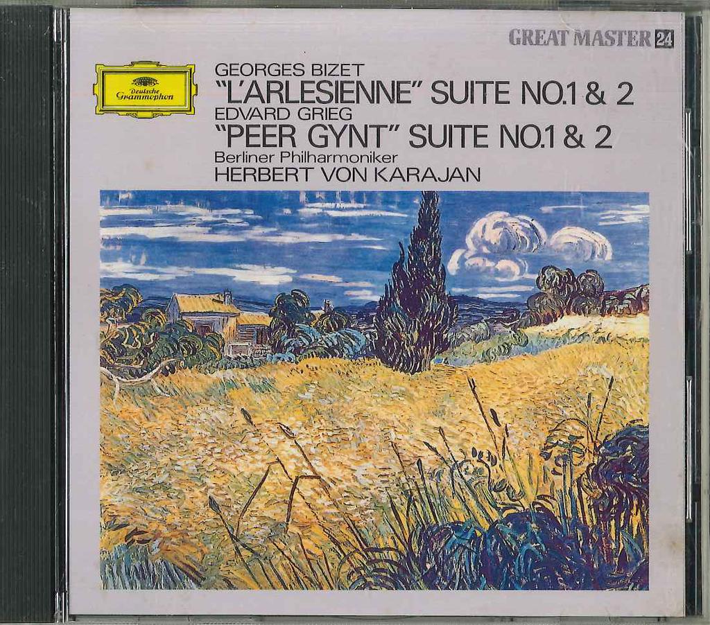 CD KARAJAN - Bizet L'arlesienne Grieg Peergynt S GM2031 POLYDOR Japan Classical Used
