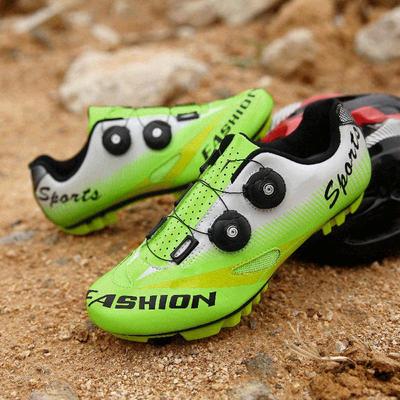 Men's and Women's Summer Breathable Clipless Cycling Shoes for Mountain and Road Biking.